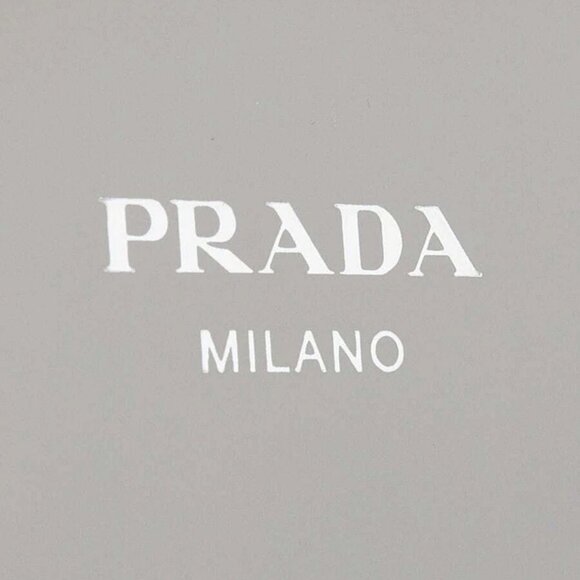 Prada Grey Smooth Leather Re-Edition 1995 Tote Bag - Picture 7 of 12